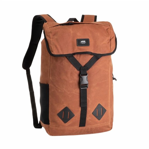 Vans Handbags - VANS Scurry Rucksack Backpack Brown Laptop Bag Wmn